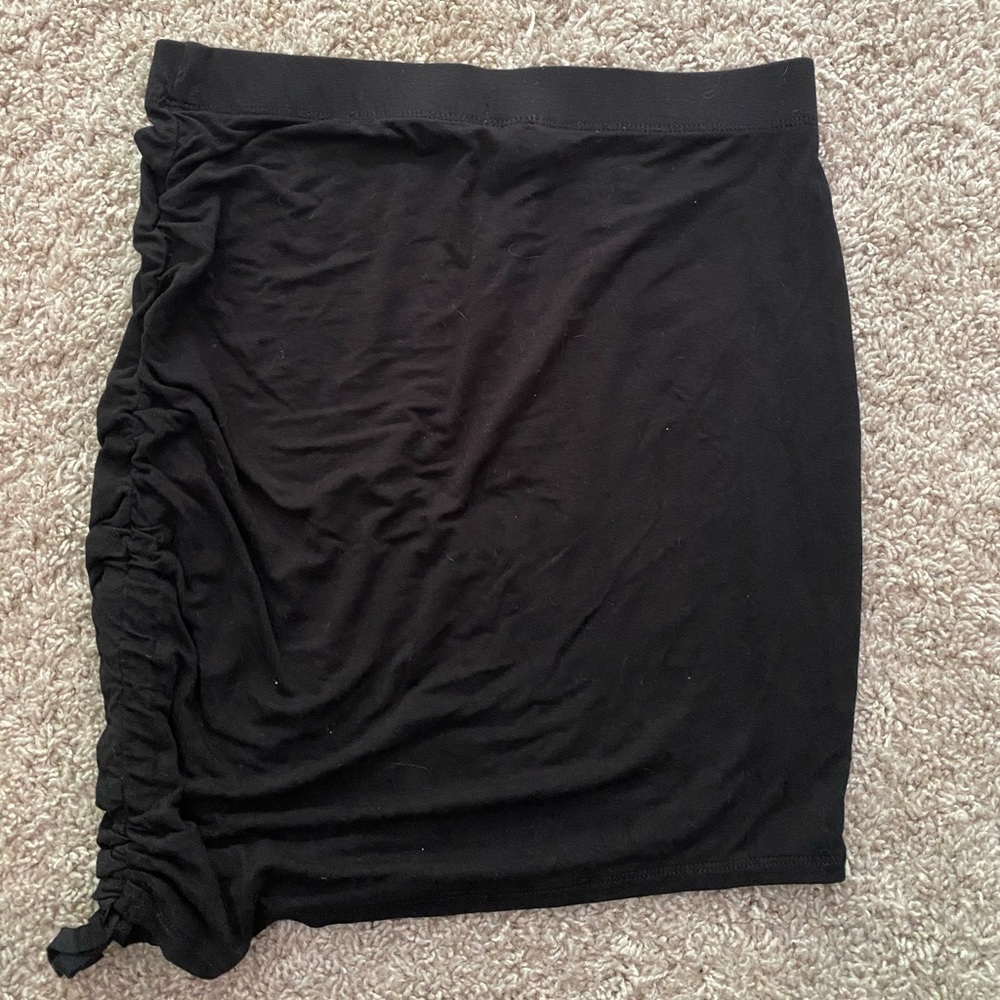 Garage Black Pencil Skirt